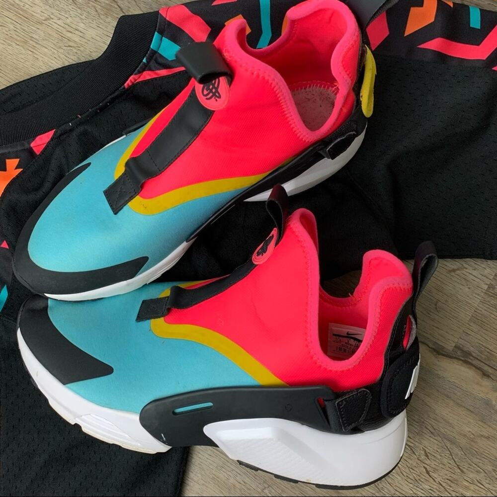 Nike Air Huarache Custom Neon Shoes